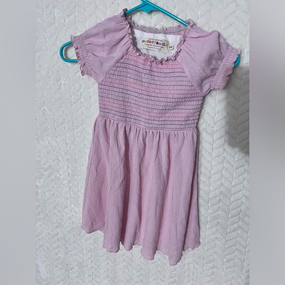 Hermoso vestido casual , color pink size 3/4